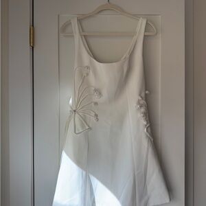 Elegant White Mini Dress